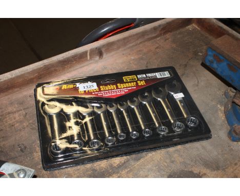 A ten piece stubby spanner set (43)