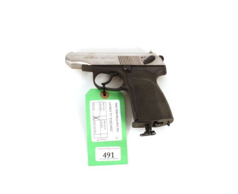 A Russian Baikal MP654K Makarov Co2 air pistol in .177 Cal. As a post 1939 air weapon the restrictions of the crime Reduction