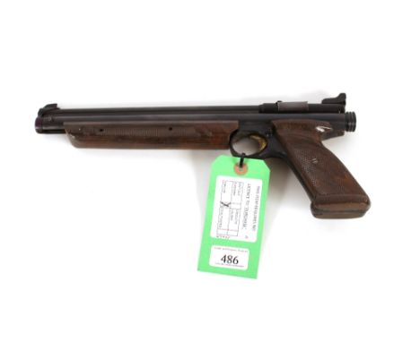 A Crosman Medallist model 1322 .22 Cal. air pistol. As a post 1939 air weapon the restrictions of the crime Reduction Act app