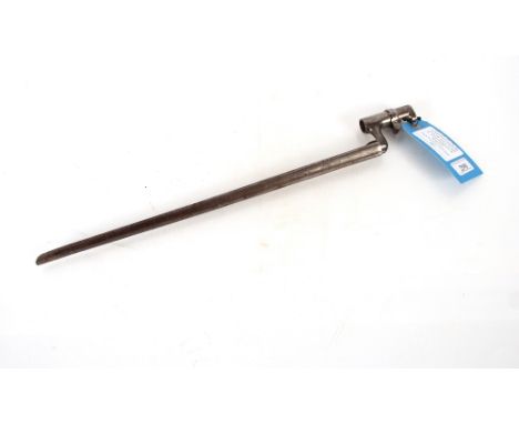 A U.S. M1873 socket bayonet with scabbard. This item can only be purchased by someone over the age of 18 and ID verification 