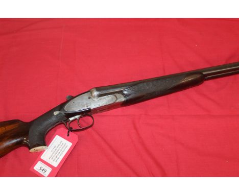 A Classic 12 bore side lock ejector shotgun by Franchi with 29½" barrels, having good bores and in overall good condition. Se