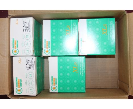 125 Caledonian 12 bore, 7 shot 28gms plastic wads cartridges. This item can only be purchased by someone with a current valid