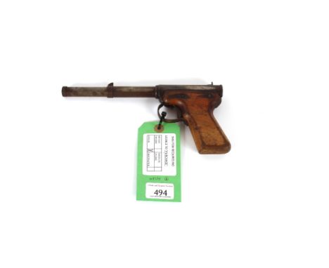 A Diana model 2 (British made) air pistol. As a post 1939 air weapon the restrictions of the crime Reduction Act apply to the