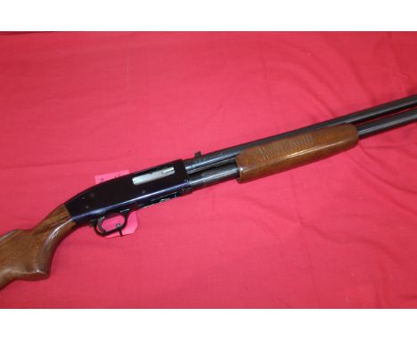 A 12 bore Mossberg pump action shot gun, Ser.No.H556225 in overall very good condition. This item can only be purchased by so