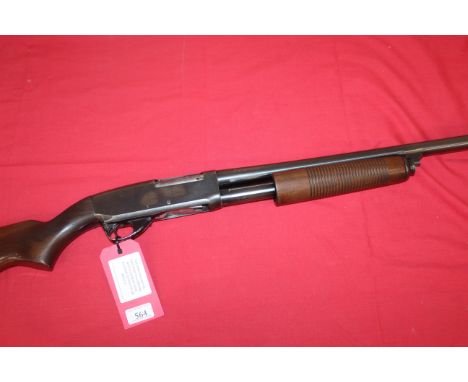 A 12 bore pump action shotgun by Stevens Ser. No.J-151 in overall good condition with the added bonus of 3" chambers. This it
