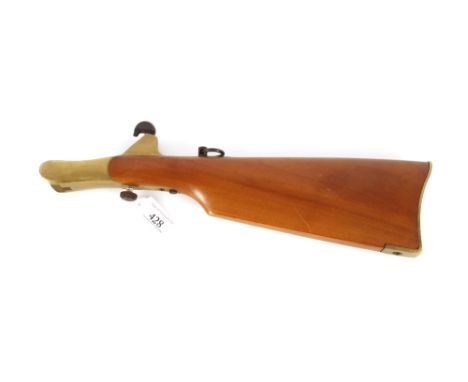 A shoulder stock for an 1860 army Colt revolver (NB this is an Italian version)
