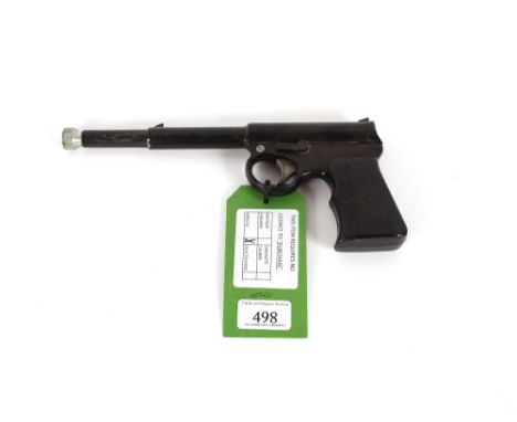 A 'GAT' .177 Cal. air pistol, this model with safety feature. As a post 1939 air weapon the restrictions of the crime Reducti
