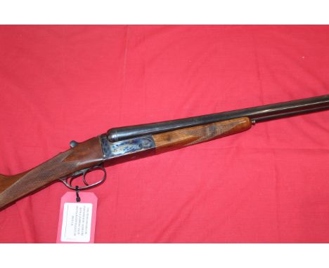 A Gunmark (Sabel) B.L.N.E. side-by-side 12 bore shotgun with 26" barrels, having excellent bores. This item can only be purch