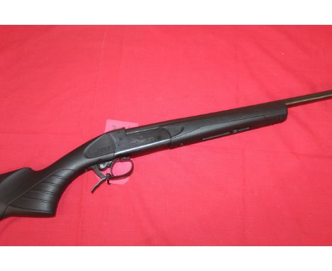 A .410 hammerless shotgun by Baikal with 26½" barrel and synthetic stock. In overall excellent condition. Ser. No.10027892. T