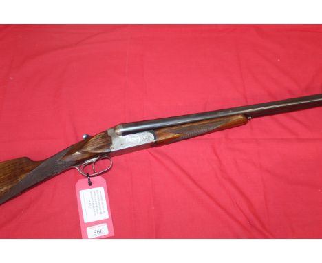 A Harrier 12 bore B.L.N.E. with 28" barrels having good bores, Ser. No.90221 with factory certificate and original receipt da