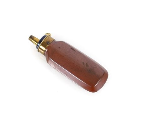 A period good pistol flask in excellent working condition