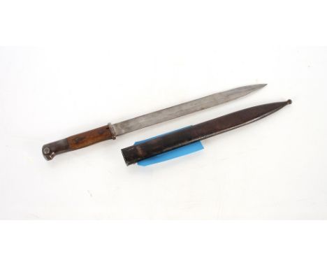 A good M1914 German bayonet and scabbard by Samson Werk. This item can only be purchased by someone over the age of 18 and ID