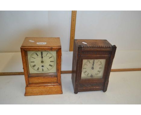 Two early 20th Century mantel clocks
