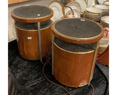 PAIR OF KOLSTER BRAND SPEAKER 1970 A/F