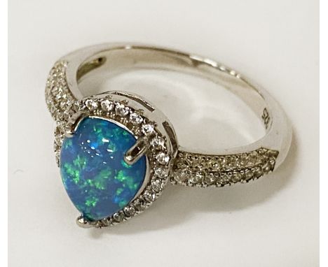 OPAL &amp; TOPAZ RING