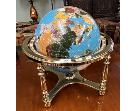 Gemstone globe