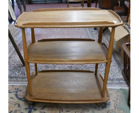 Ercol blonde elm trolley 