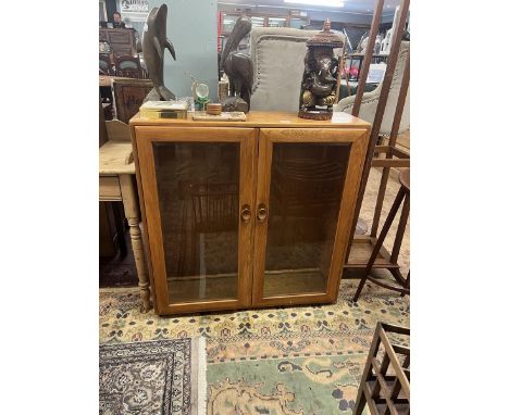 Ercol blonde elm bookcase 