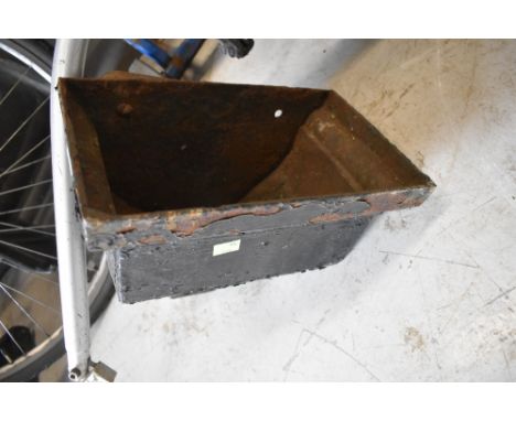 A cast drain hopper