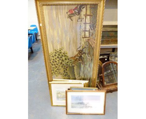 Quantity of mixed pictures and prints including a signed limited edition print 