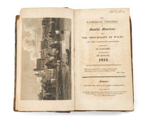 THE CAMBRIAN VISITOR WITH ENTRY BY WILLIAM WESTON YOUNG being 'A Monthly Miscellany for The Principality of Wales and the Adj