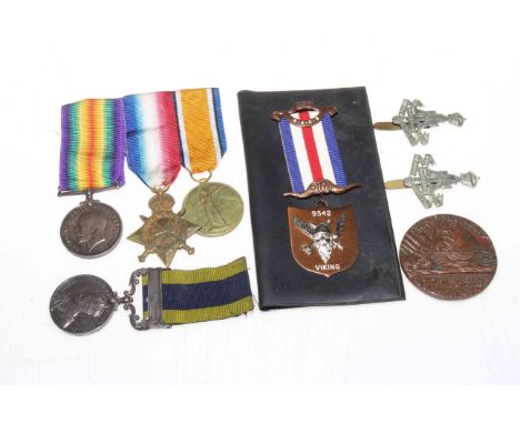 India General Service Medal 1908-35, 1 clasp, North West Frontier 1935 (827467 PTE. T. Scott, A &amp; S.H.), Pip, Squeak and 