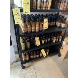 Rack noir sur roues 39 " x 16"P x 45 " H