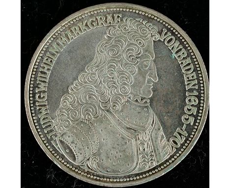 5 DM, 1955 - G, Markgraf von Baden, VZ-St