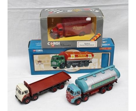 CORGI CLASSICS LIMITED EDITION DIE-CAST MODELS Shell &amp; BP Petroleum Leyland Tanker, Pollock bulk Liquid Tanker (no box), 
