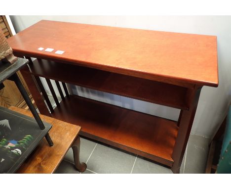 Modern console table with undertier