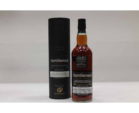 THE GLENDRONACH 11 YEAR OLD
Single Highland Scotch Whisky distilled 29 January 2004 and bottled 16 July 2015. Cask no. 5525, 