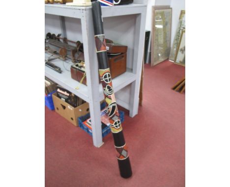 A Traditional Aboriginal Didgeridoo, 120cm long.