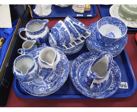 Copeland Spode Italian Blue &amp; White Table Ware, of twenty eight pieces.