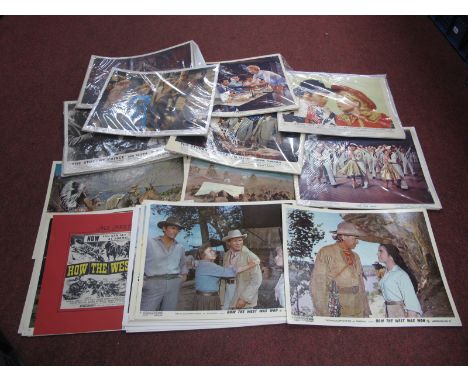 Lobby Cards: "How The West Won - Metro Goldwyn Mayer (19) cards, The Student Prince, Hit The Deck, Annie Get Your Gun, etc:- 