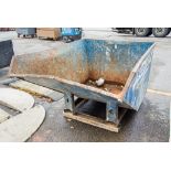 Conquip steel tipping skip A1278657