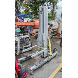 Sumner 2015 manual material hoist c/w forks 18676