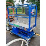 Power Tower battery electric push around access platform Year: 2018 S/N: 41703318A A987626