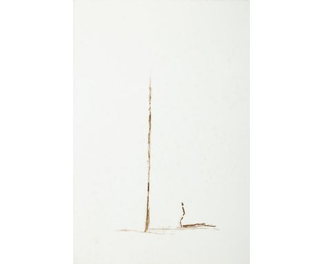 Deborah Brown (1927 - 2023)Sketch for Sculpture, 1980Ink on paper, 50 x 34cm
