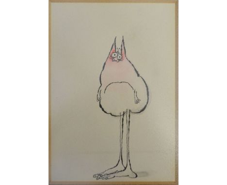 Ronald Searle, 1920 onwards, EnglandABSTRACT FIGURE Lithograph, 12 x 8 cms