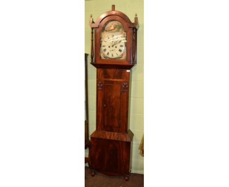 ~ A mahogany eight day longcase clock, Herron, Blyth
