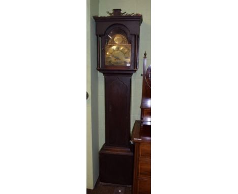 ~ An oak thirty hour longcase clock, Walton, Haltwhistle