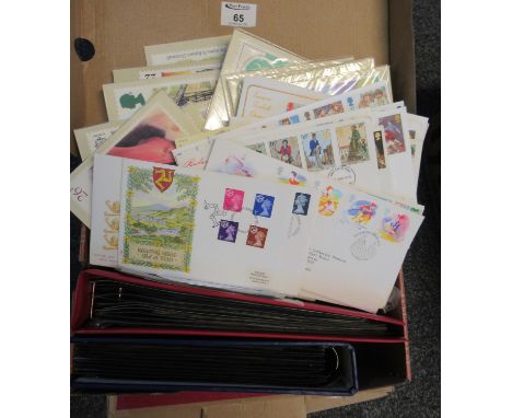 Great Britain collection of First day stamp covers and PHQ cards in two albums and loose in large shoebox. (B.P. 21% + VAT) 