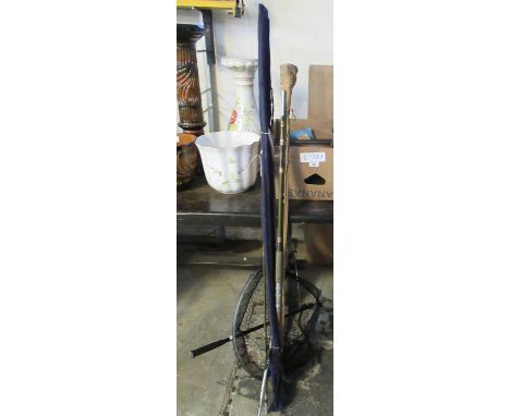 Collection of fishing tackle to include various flies, weights, lures, reels, landing net, vintage rods, etc.(B.P. 21% + VAT)
