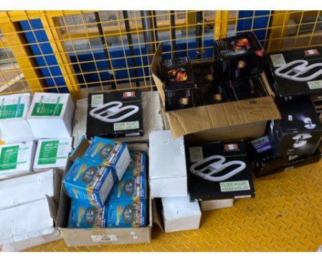 Job lot of light bulbs etc