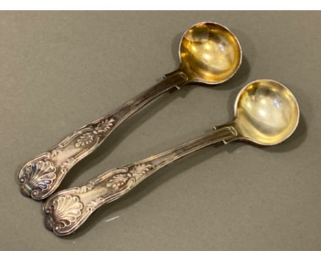 Pair of vintage “Mappin &amp; Webb silver spoons, 42.5G