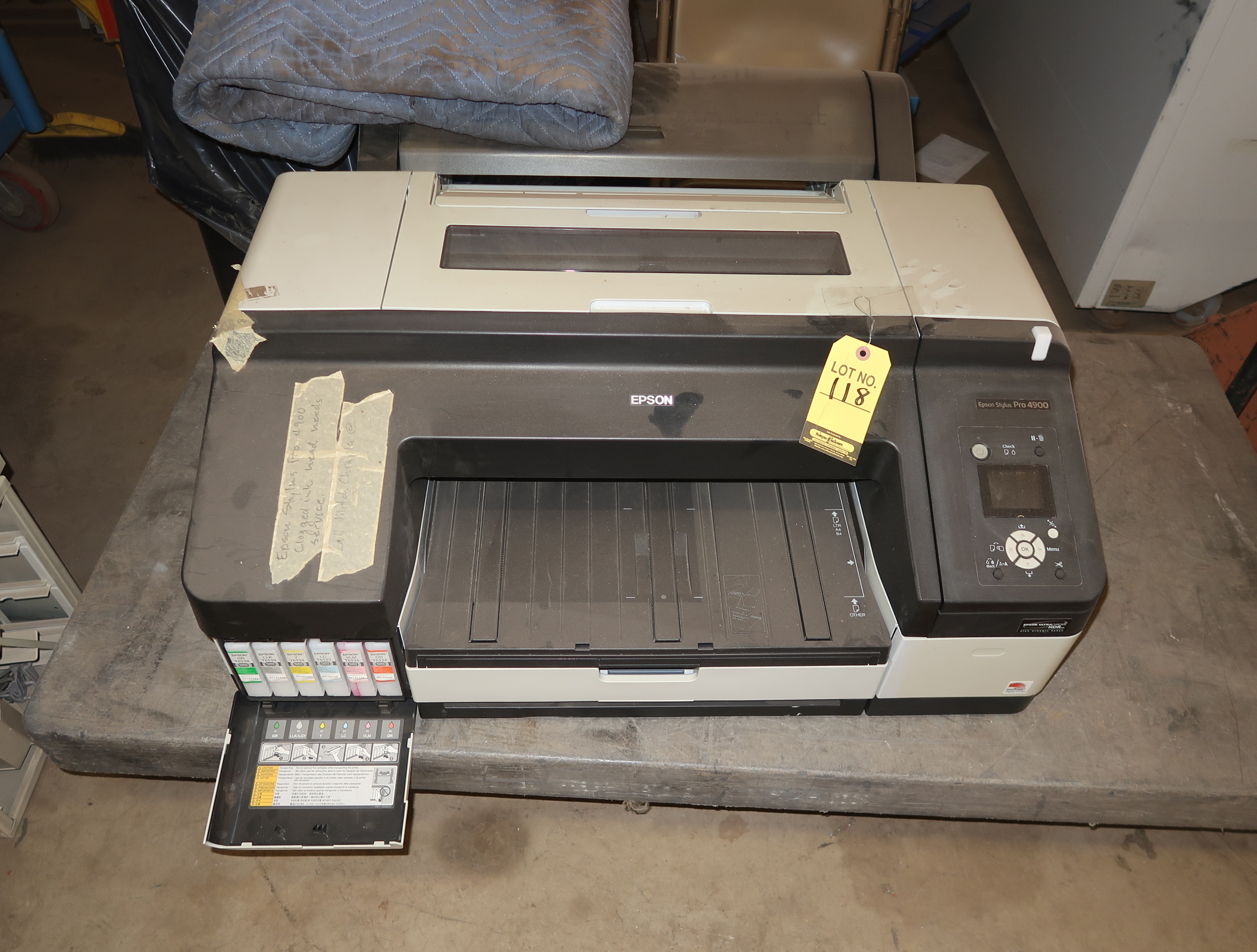 EPSON STYLUS PRO 4900 LARGE FORMAT PRINTER