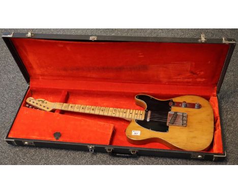 Vintage Fender Telecaster six string electric guitar in original carrying case, serial no. 189607, circa 1960's. (B.P. 21% + 