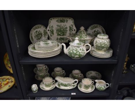 A collection of Masons Ironstone 'Fruit Basket', including tureen, bowls, plates, cups and saucers and teapot etc.