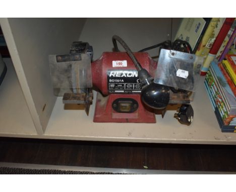 A Rexon bench grinder.