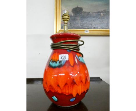 Poole Pottery Delphis table lamp